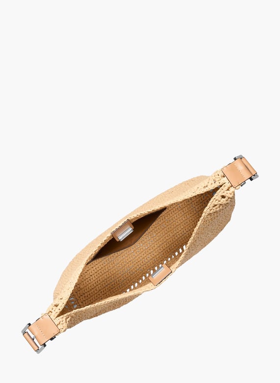 Grand sac porté épaule Nolita en crochet | Marron MICHAEL KORS Femme
